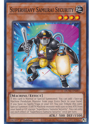 Superheavy Samurai Security - DUNE-EN097 - Common 