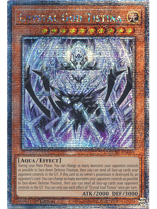 Crystal God Tistina - DUNE-EN089 - Quarter Century Secret Rare