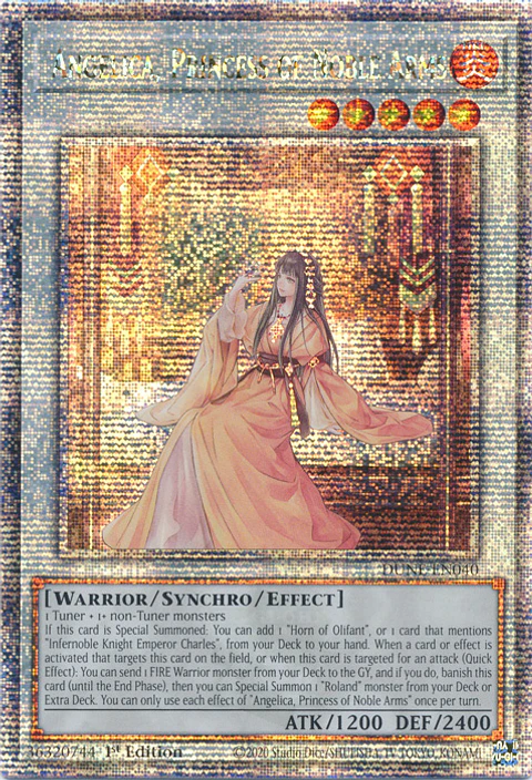 Angelica, Princess of Noble Arms - DUNE-EN040 - Quarter Century Secret Rare