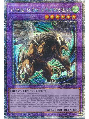 Chimera the King of Phantom Beasts - DUNE-EN033 - Quarter Century Secret Rare