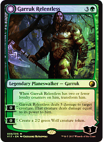 Garruk Relentless  - Garruk, the Veil-Cursed - V17 - M