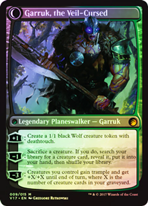 Garruk Relentless  - Garruk, the Veil-Cursed - V17 - M