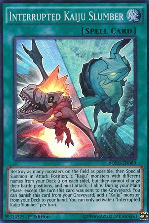 Interrupted Kaiju Slumber - BOSH-EN089 - Super Rare