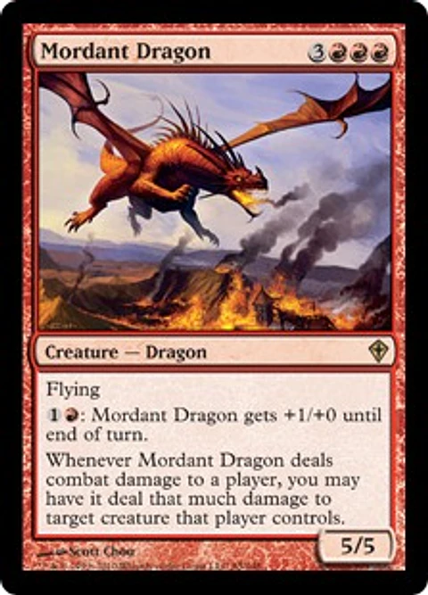 Mordant Dragon - WWK - R