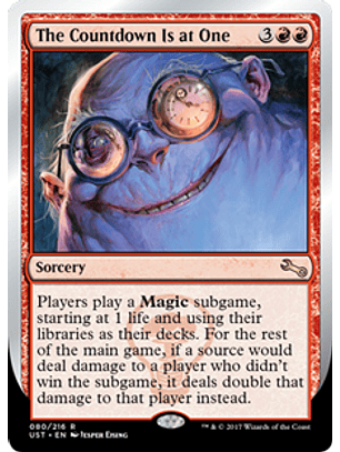 The Countdown Is at One - UST - R 