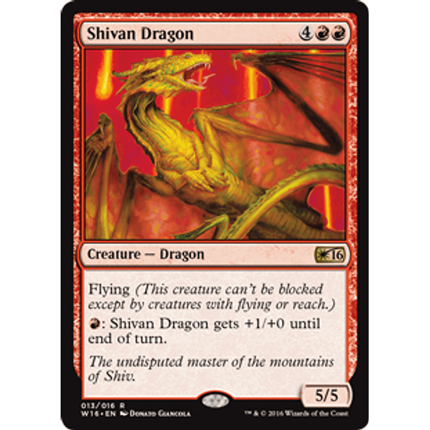 Shivan Dragon - W16 - R 