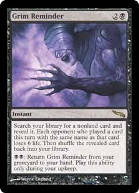 Grim Reminder - MIR - R