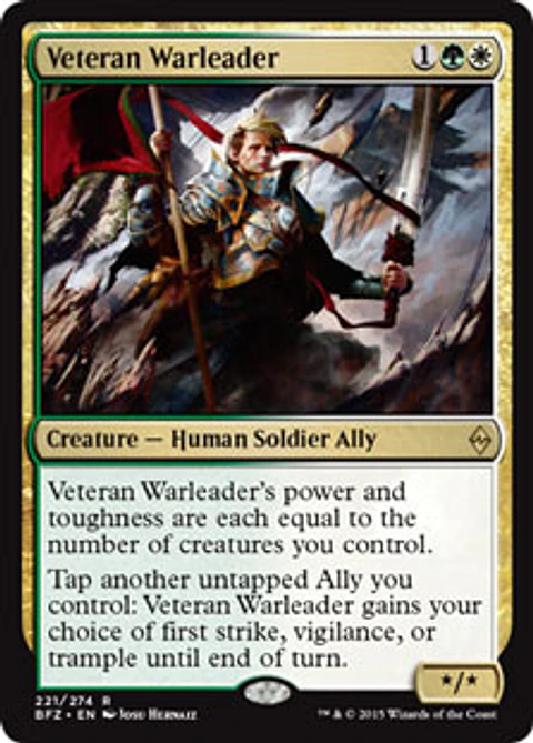 Veteran Warleader - BFZ - R 