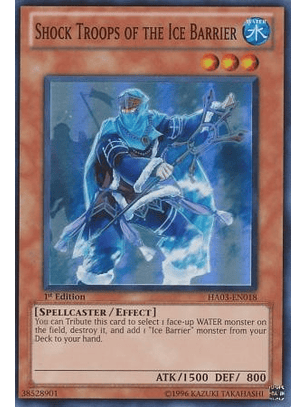 Shock Troops of the Ice Barrier - HA03-EN018 - Super Rare