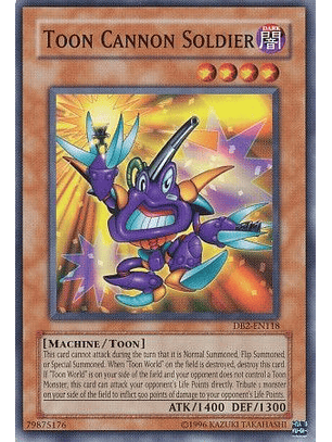 Toon Cannon Soldier - DB2-EN118 - Common 