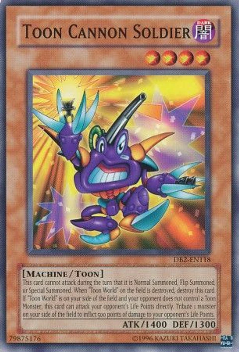 Toon Cannon Soldier - DB2-EN118 - Common 