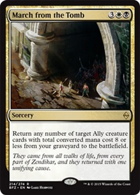March from the Tomb - BFZ - R 