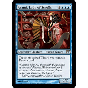 Azami, Lady of Scrolls - COK - R  (desgastada)