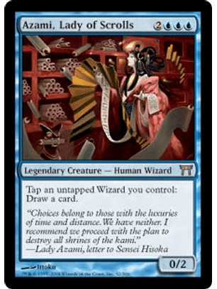Azami, Lady of Scrolls - COK - R  (desgastada)