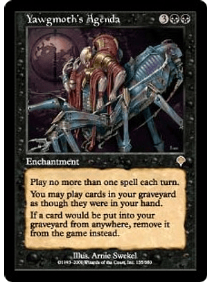 Yawgmoth's Agenda - IVS - R