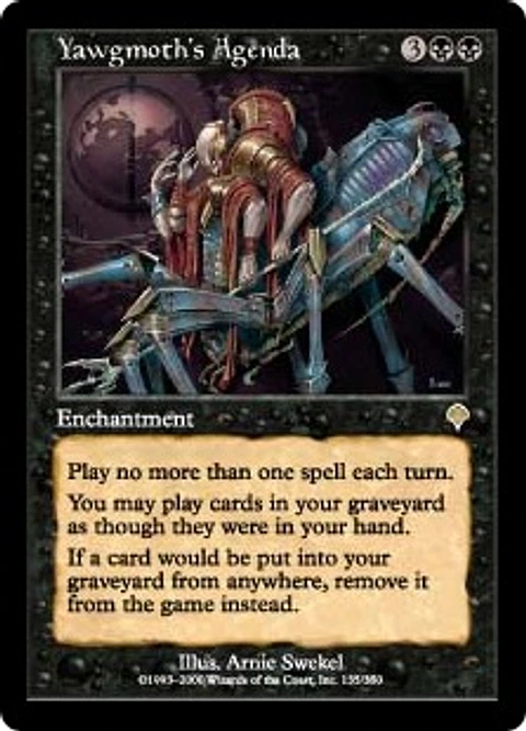 Yawgmoth's Agenda - IVS - R