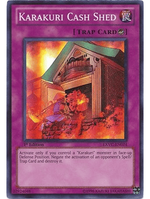 Karakuri Cash Shed - EXVC-EN074 - Super Rare 