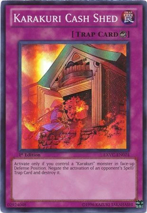 Karakuri Cash Shed - EXVC-EN074 - Super Rare 