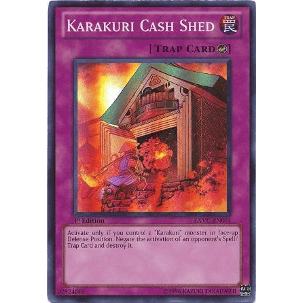 Karakuri Cash Shed - EXVC-EN074 - Super Rare 