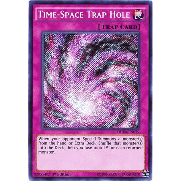 Time-Space Trap Hole - DUEA-EN079 - Secret Rare (dañado Dobles atras)