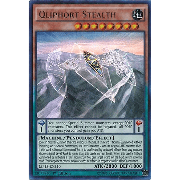Qliphort Stealth - MP15-EN210 - Ultra Rare 