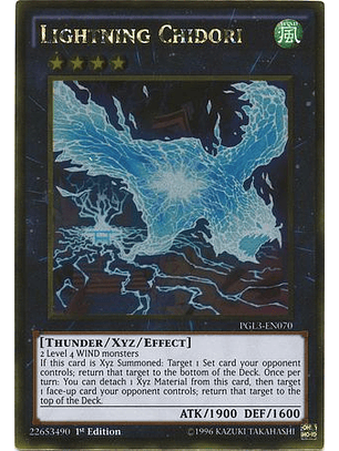 Lightning Chidori - PGL3-EN070 - Gold Rare 