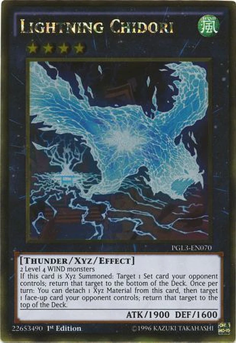 Lightning Chidori - PGL3-EN070 - Gold Rare 