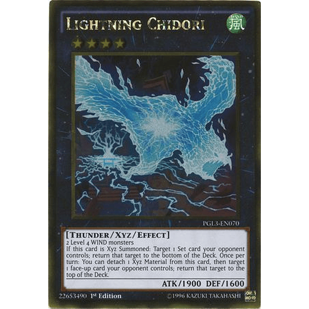 Lightning Chidori - PGL3-EN070 - Gold Rare 