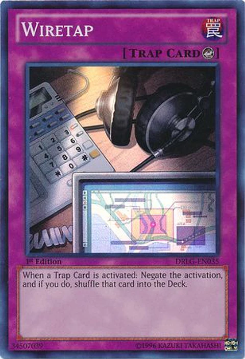 Wiretap - DRLG-EN035 - Super Rare 