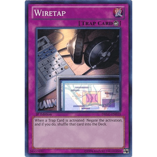 Wiretap - DRLG-EN035 - Super Rare 