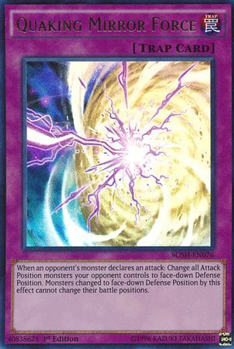 Quaking Mirror Force - BOSH-EN076 - Ultra Rare