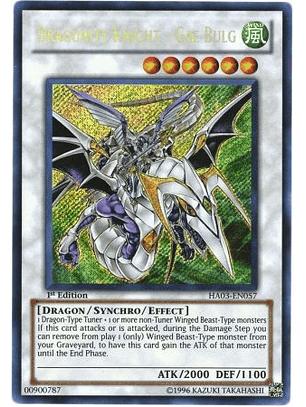 Dragunity Knight - Gae Bulg - HA03-EN057 - Secret Rare