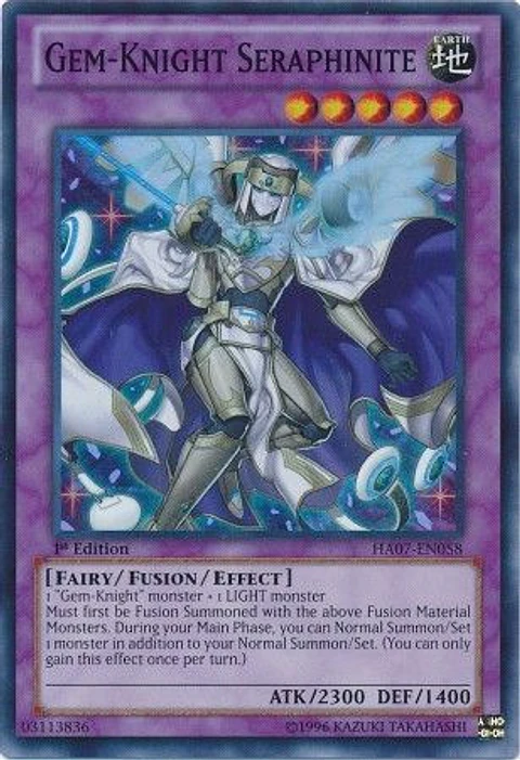 Gem-Knight Seraphinite - HA07-EN058 - Super Rare