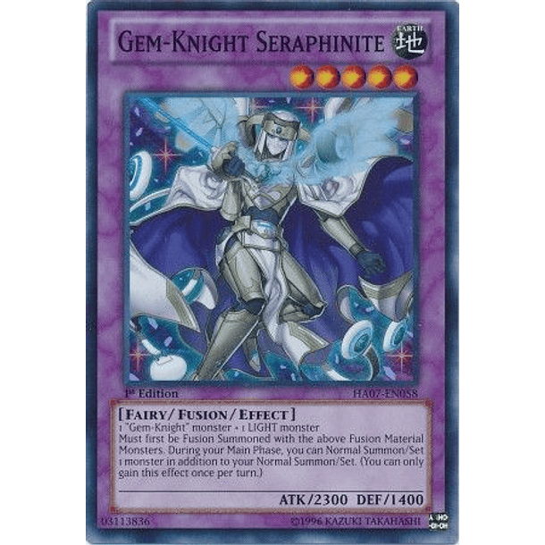Gem-Knight Seraphinite - HA07-EN058 - Super Rare