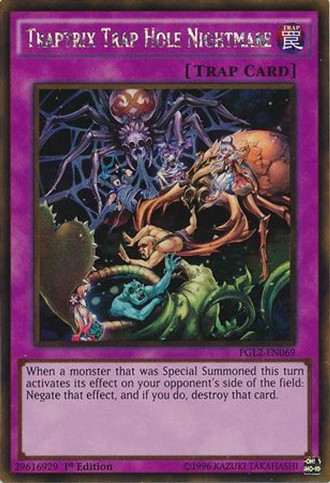 Traptrix Trap Hole Nightmare - PGL2-EN069 - Gold Rare  