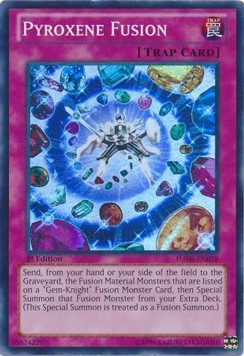 Pyroxene Fusion - HA06-EN028 - Super Rare (jugada)