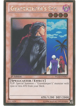Gravekeeper's Spy - PGLD-EN082 - Gold Rare