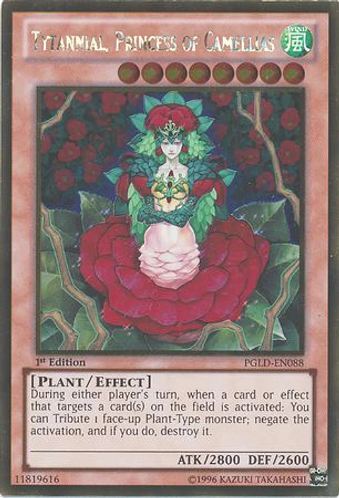 Tytannial, Princess of Camellias - PGLD-EN088 - Gold Rare
