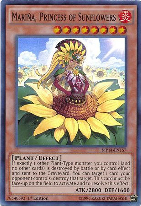 Marina, Princess of Sunflowers - MP14-EN157 - Super Rare