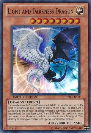 Light and Darkness Dragon - STOR-ENSE1 - Super Rare (desgastado Orillas) 1