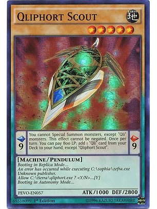 Qliphort Scout - PEVO-EN057 - Super Rare 