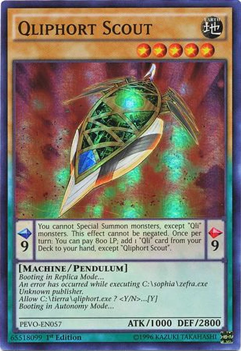 Qliphort Scout - PEVO-EN057 - Super Rare 