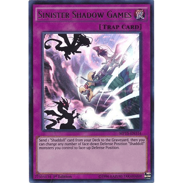 Sinister Shadow Games - MP15-EN114 - Ultra Rare