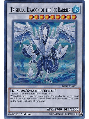 Trishula, Dragon of the Ice Barrier - DUSA-EN081 - Ultra Rare