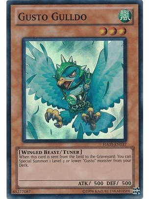 Gusto Gulldo - HA05-EN037 - Super Rare