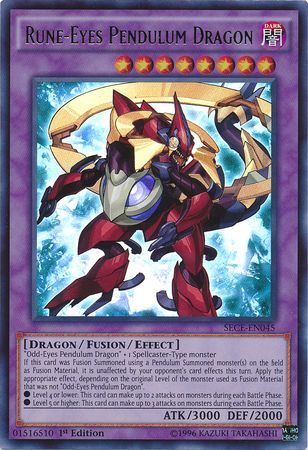 Rune-Eyes Pendulum Dragon - SECE-EN045 - Ultra Rare 1