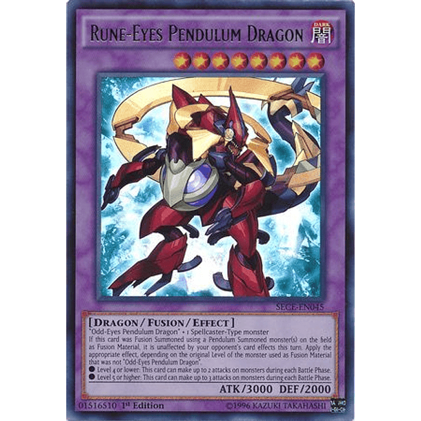 Rune-Eyes Pendulum Dragon - SECE-EN045 - Ultra Rare