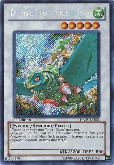Daigusto Gulldos - HA05-EN053 - Secret Rare (esquina Doblada)
