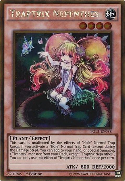 Traptrix Nepenthes - PGL2-EN038 - Gold Rare 