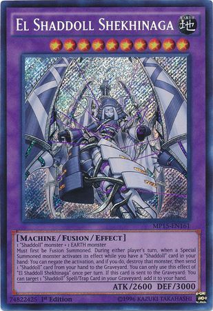El Shaddoll Shekhinaga - MP15-EN161 - Secret Rare  1